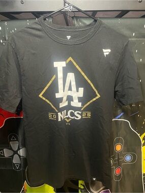 Los Angeles Dodgers NLCS 2025 Black Short Sleeve Tee